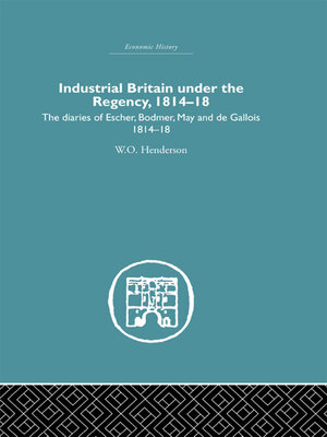 cover image of Industrial Britain Under the Regency